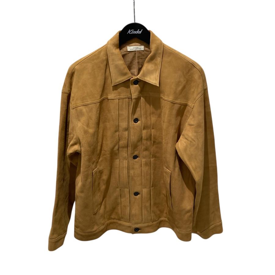 値下げ】SLOW ＆CO Leather mix Jacket レザージャケット ベージュ