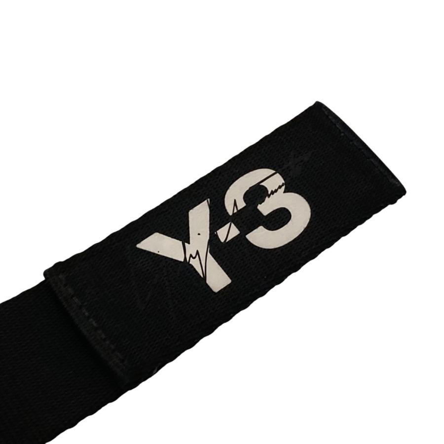 Y-3 ワイスリー LOGO BELT ロゴベルト ブラック サイズ：L