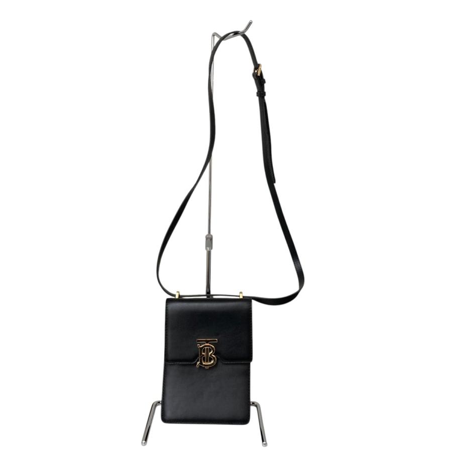 美品✨BURBERRY ブラック ショルダーバッグ BURBERRY（バーバリー） ショルダーバッグ ブラック : カインドオル