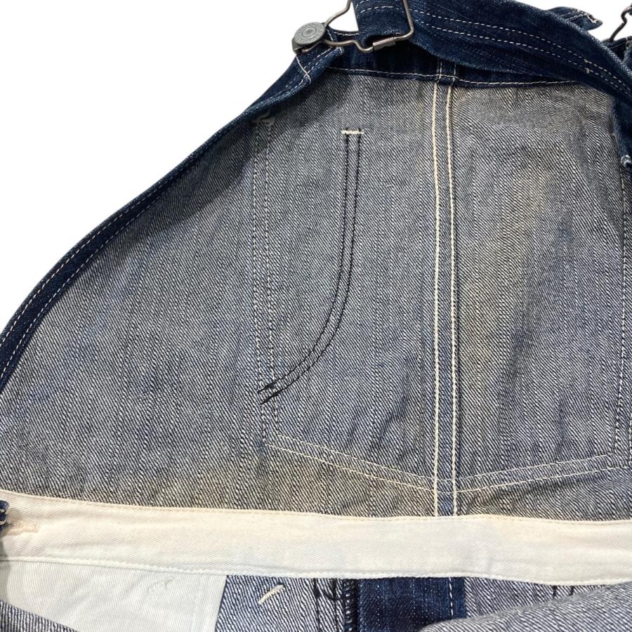 エヴィス EVISU デニムオーバーオール インディゴ サイズ：W32