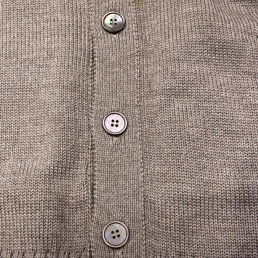 【美品】ZANONEザノーネ CHIOTO スタンドカラー グレージュ 44 ZANONE（ザノーネ） Zanone CHIOTO スタンドカラー ニットジャケット