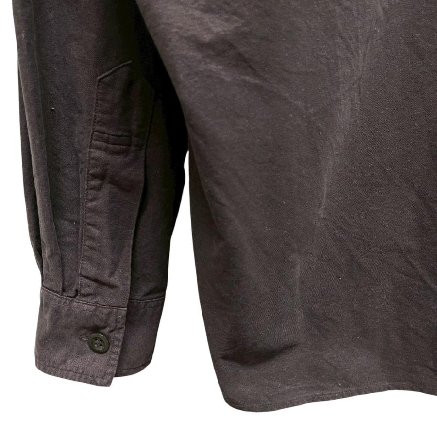 MHL.（エムエイチエル） MHL SOFT HOPSACK バンドカラーシャツ 596 