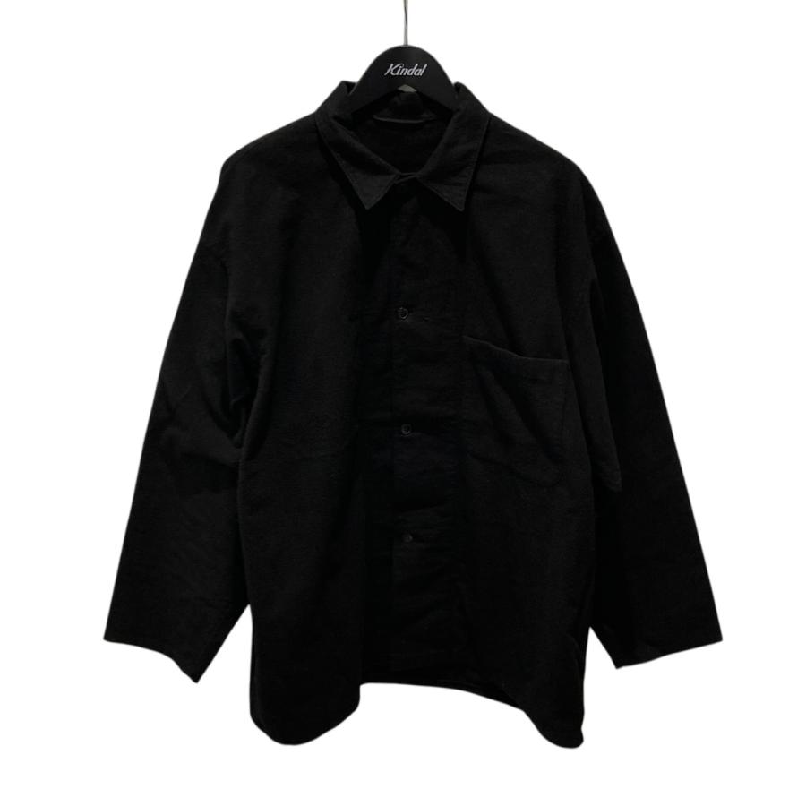 COMOLI（コモリ） コットンネル シャツジャケット c03-02002 ブラック