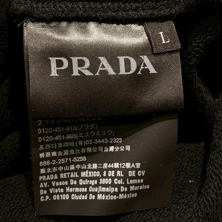 PRADA（プラダ） ジップパーカー sjc185 ブラック サイズ：L