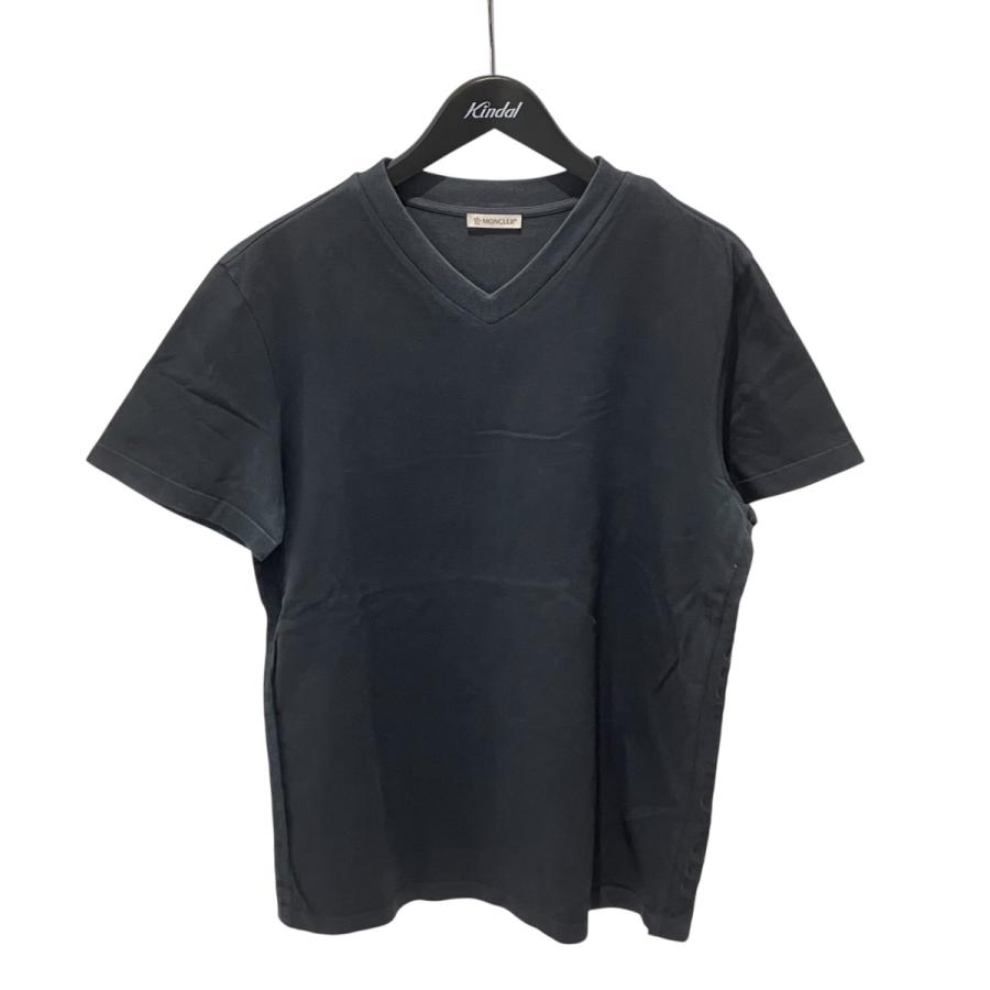 MONCLER（モンクレール） MONCLER V NECK SIDE LOGO TEE VネックT 