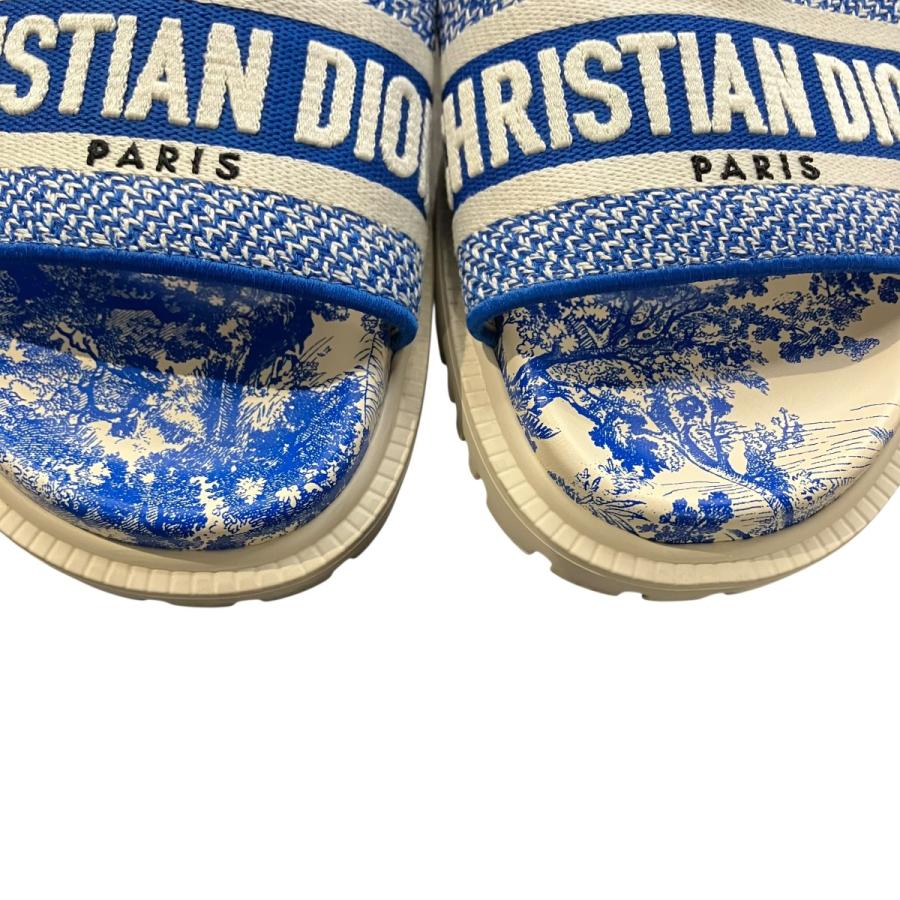 クリスチャンディオール サンダル Dwayトワルドゥジュイ 36 ネイビー Christian Dior（クリスチャン・ディオール） Christian Dior DWAY