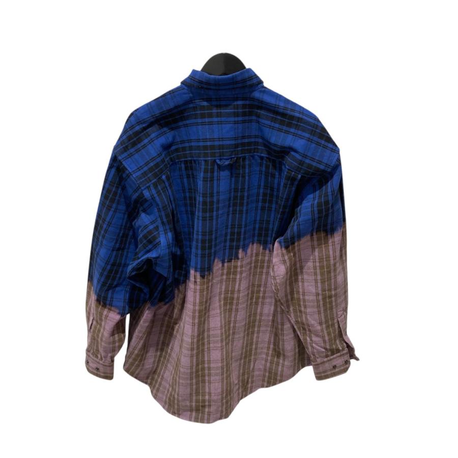 値下げ】VETEMENTS 23SS BLEACHED FLANNEL SHIRT チェック ネルシャツ
