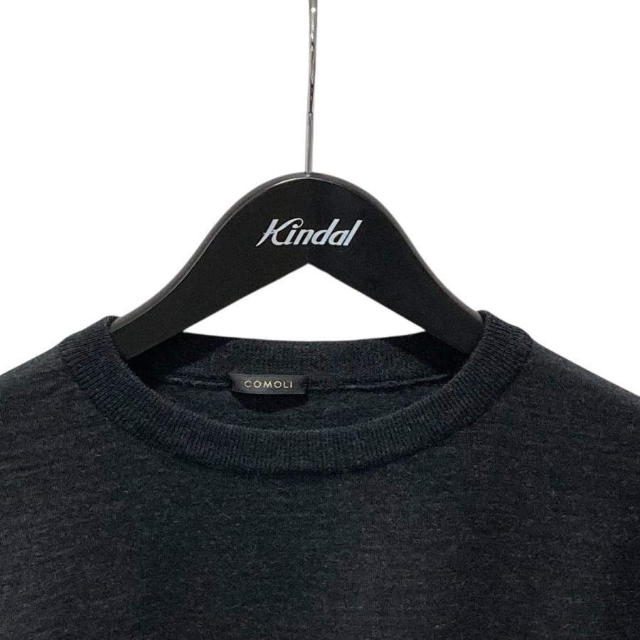 COMOLI（コモリ） COMOLI 25AW ウール クルーネックニット C03-06010
