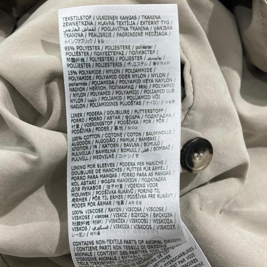【値下げ】Maison Margiela 24SS ピーチコットントレンチコート S51AH0184 ベージュ サイズ：38 (神戸店)