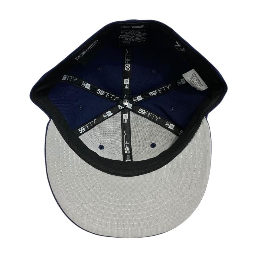 S刺繍キャップ ホワイト/ネイビー Supreme（シュプリーム） シュプリーム×ニューエラ Supreme×New Era