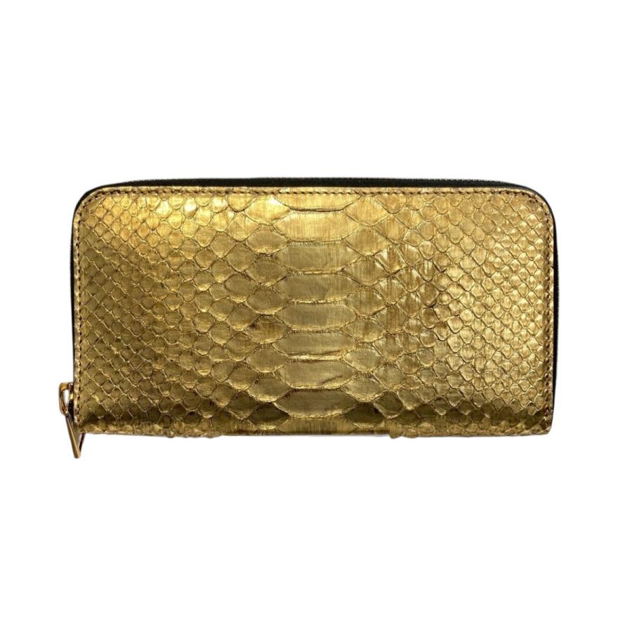 TOM FORD ラウンドファスナー　長財布　TFロゴ　ゴールド金具 TOM FORD ラウンドファスナー 長財布 TFロゴ ゴールド金具