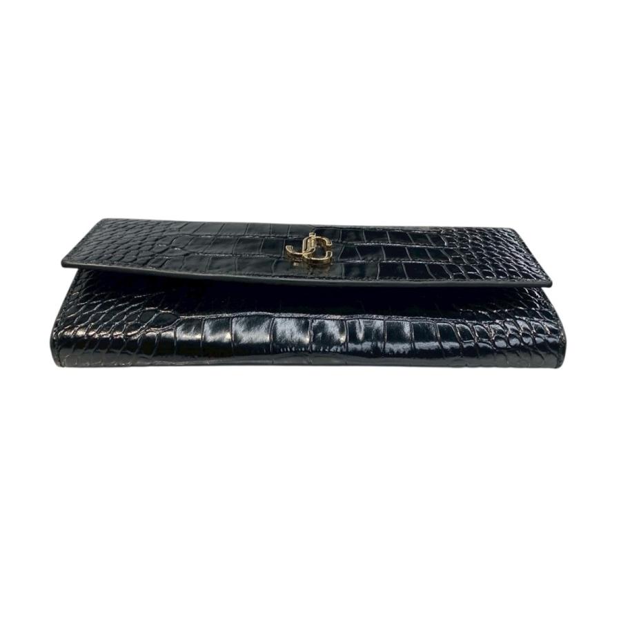 JIMMY CHOO（ジミーチュウ） JIMMY CHOO JC CONTINENTAL 型押し長財布