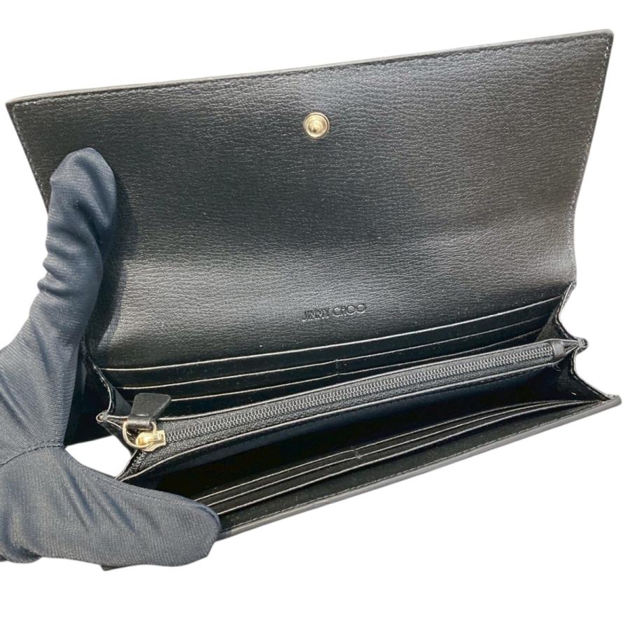 JIMMY CHOO（ジミーチュウ） JIMMY CHOO JC CONTINENTAL 型押し長財布
