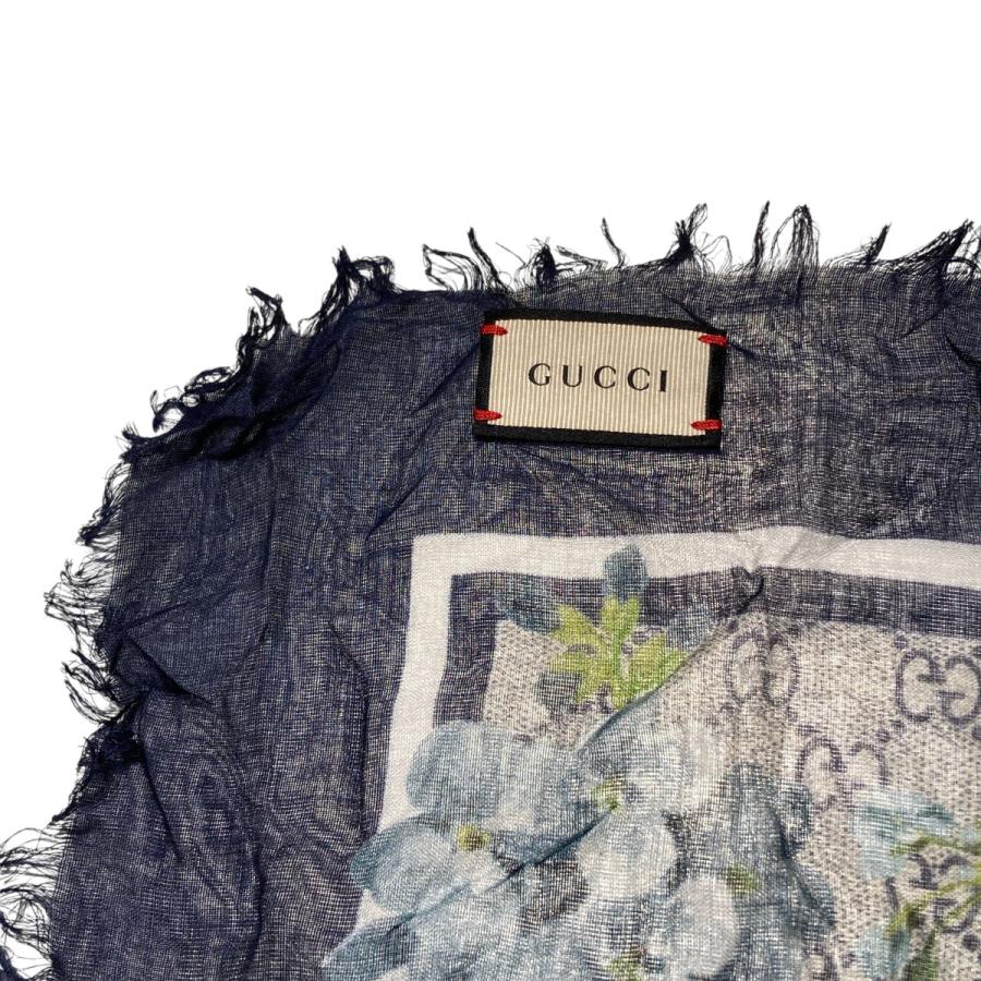 グッチ GUCCI ストール ネイビー_3
