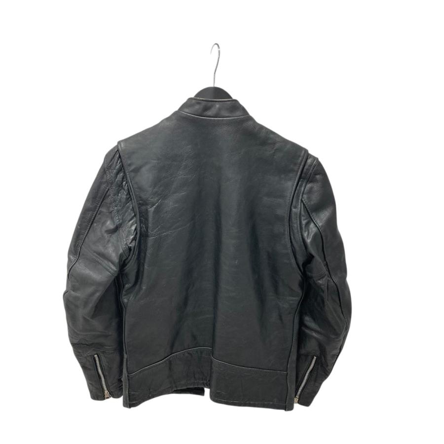 Schott N.Y.C. シングルライダース ブラック 38 Schott N.Y.C（ショット） 【値下げ】Schott 60s 逆ハの字 スタンド
