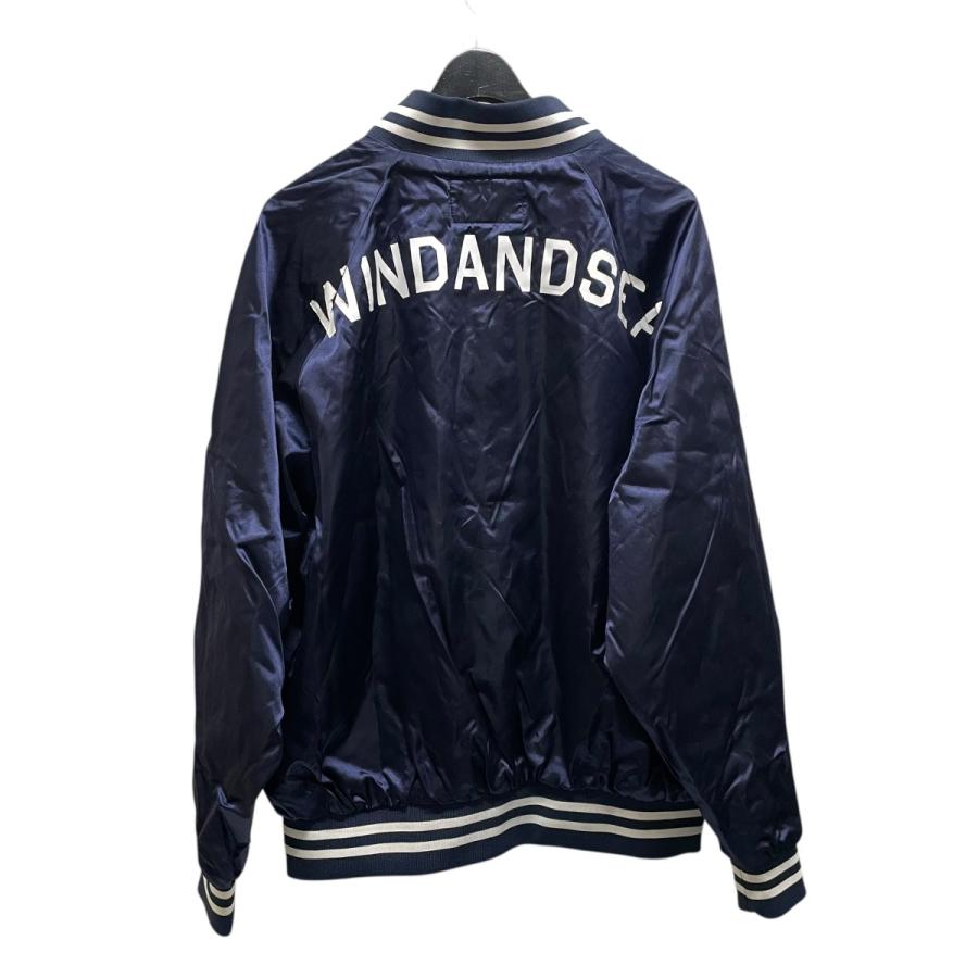 WIND AND SEA（ウィンダンシー） スタジャン WDS-JK-04 ネイビー 