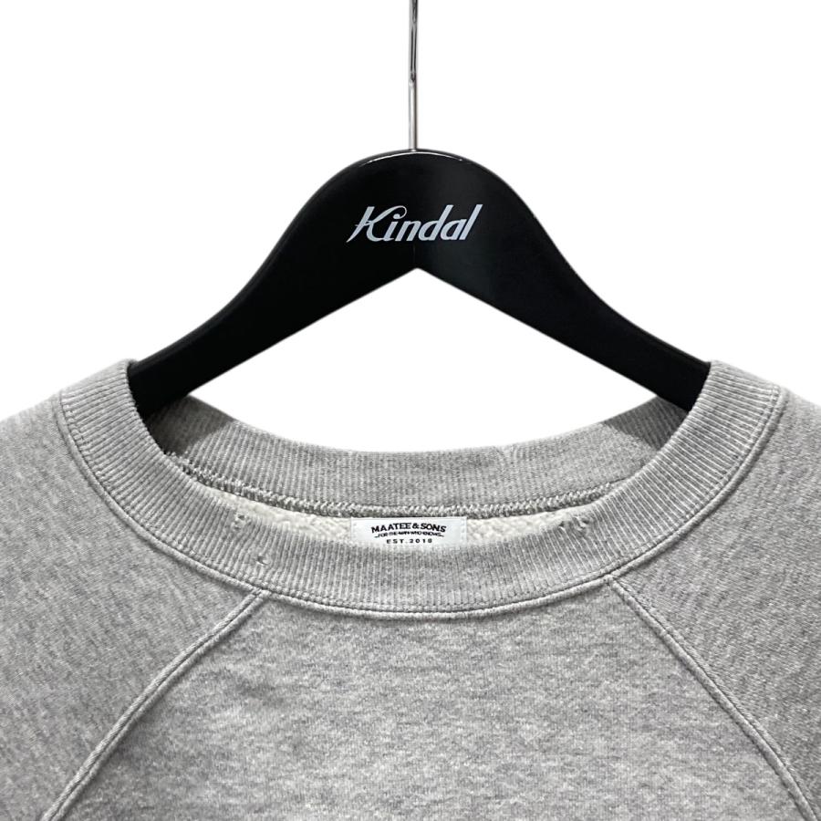 マーティー 【値下げ】MAATEE＆SONS 25SS Print Sweat クルーネック 
