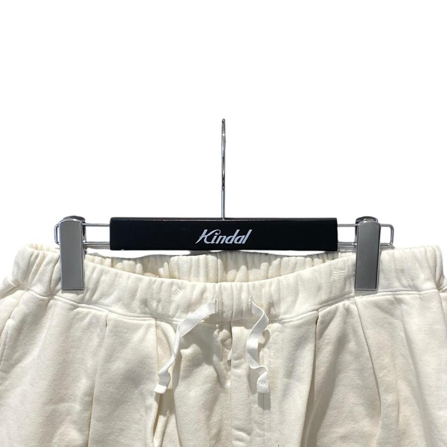メンズ ANCELLM 25AW WOOL 3/4 TUCK SWEAT SHORTS