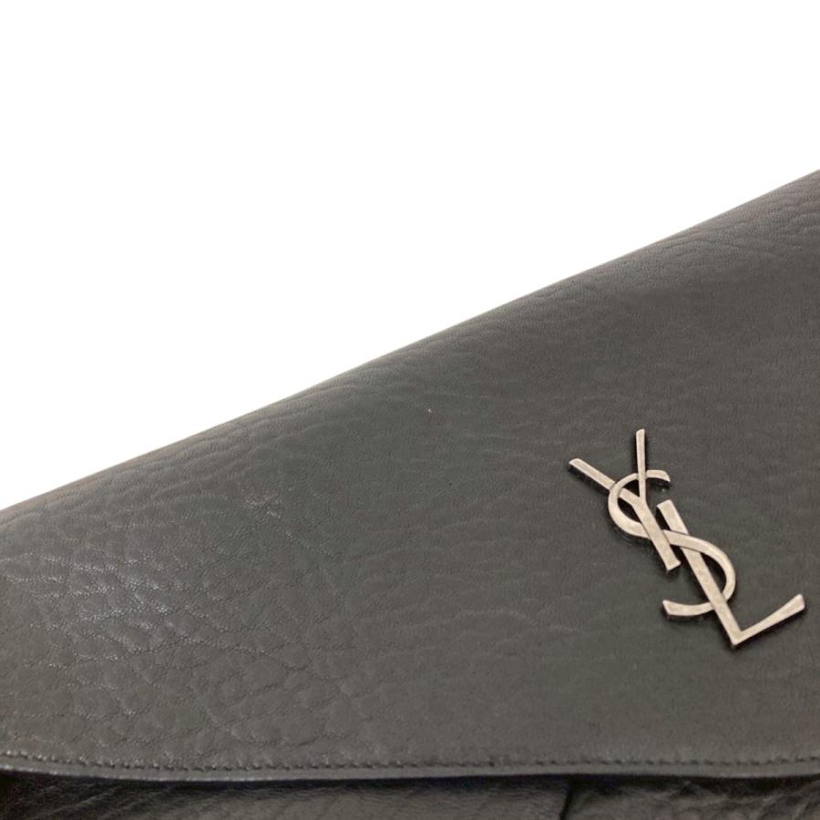 サンローランパリ Saint Laurent Paris クラッチバッグ ブラック