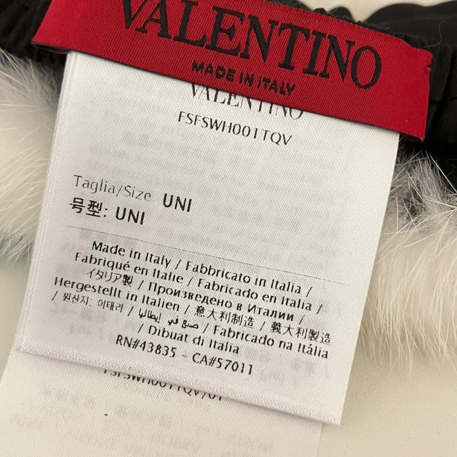 ヴァレンチノ VALENTINO ミンクファールームサンダル+アイマスク ホワイト サイズ：S(22~22.5cm相当）_7