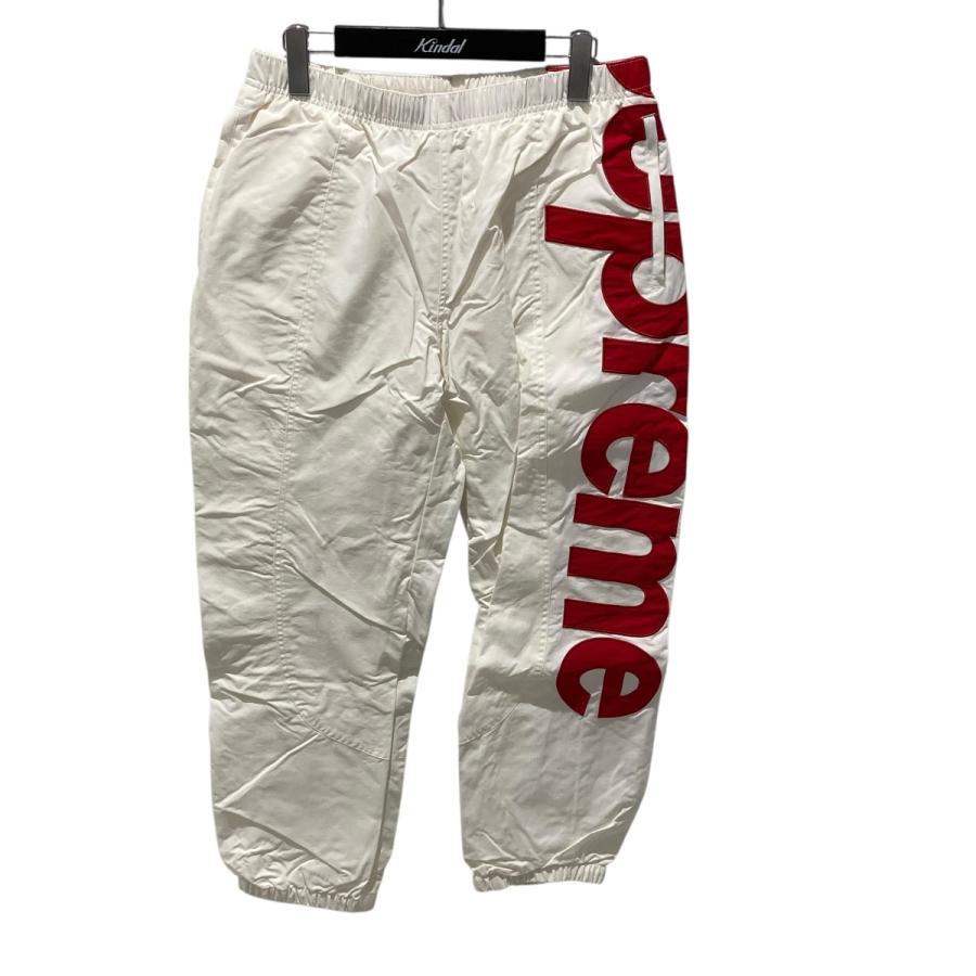 【美品】シュプリーム 21SS スペルアウト トラックパンツ ナイロン 白 L Supreme（シュプリーム） Supreme 21SS Spellout Track Pant トラック