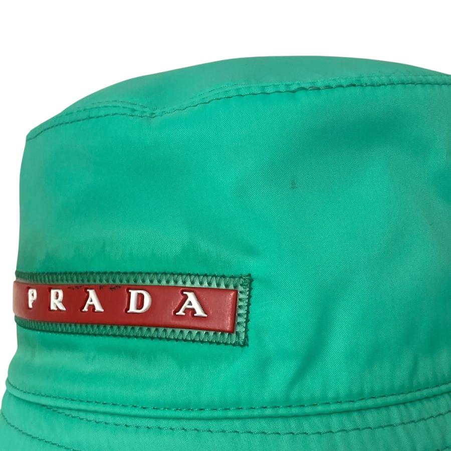 PRADA（プラダ） リネアロッサテクニカルファブリック バケットハット