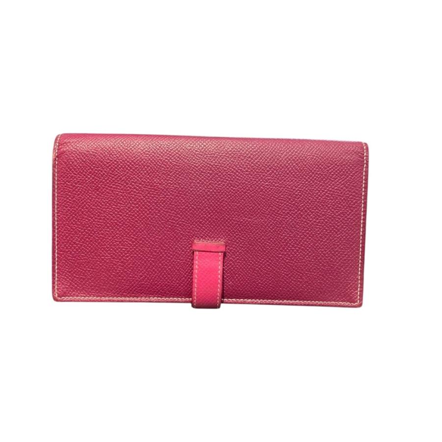 HERMES（エルメス） ベアン 長財布 ピンク : カインドオルYahoo!店 