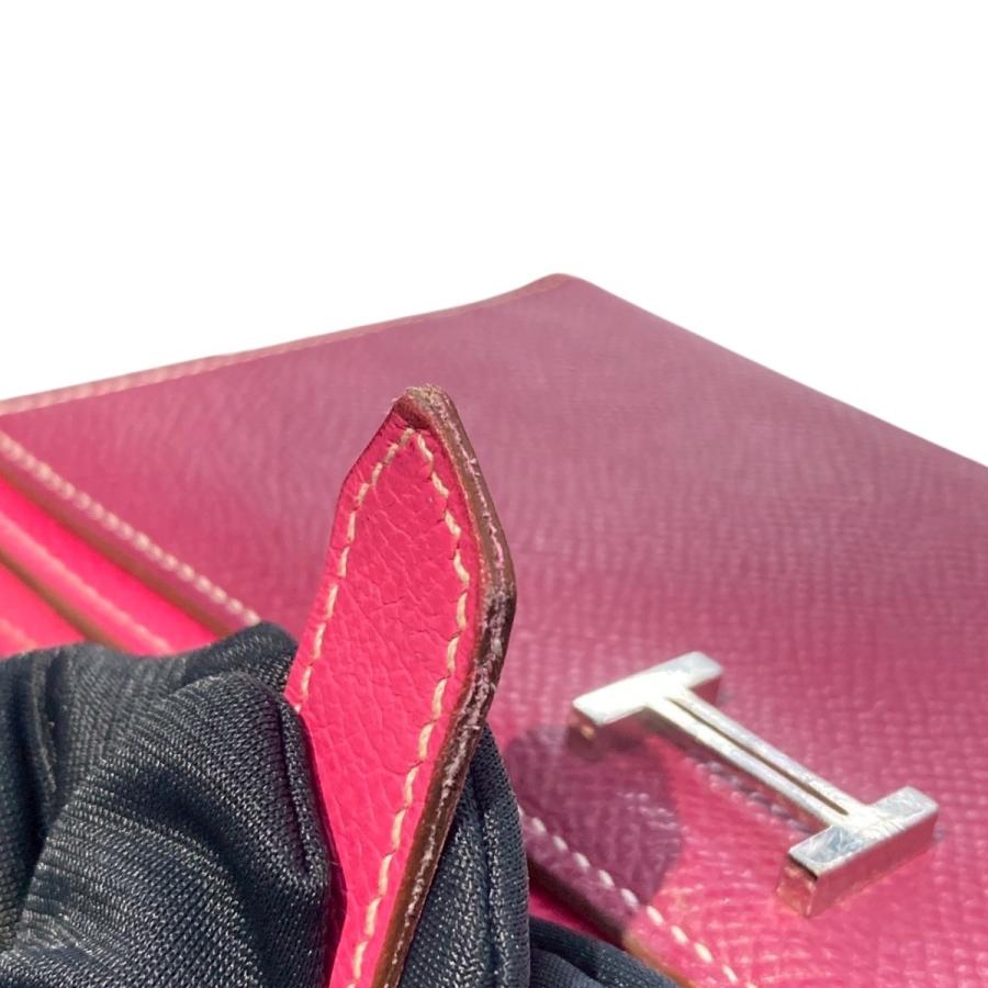 HERMES（エルメス） ベアン 長財布 ピンク : カインドオルYahoo!店