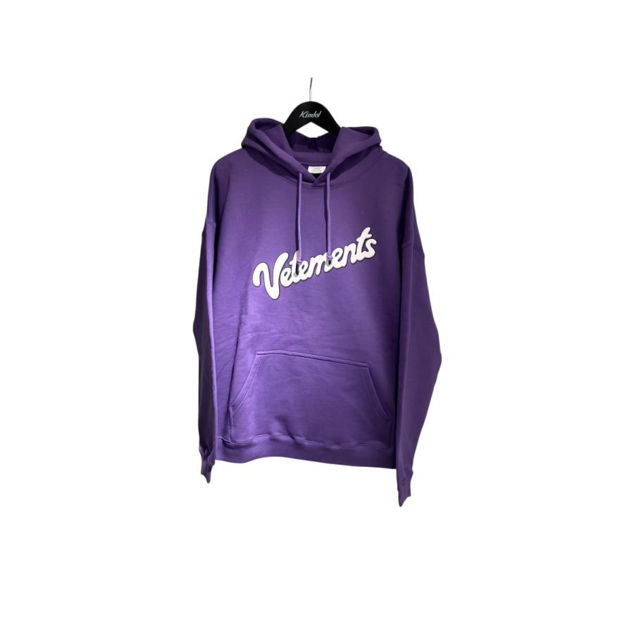ヴェトモン VETEMENTS スウェットパーカー UA63HD321U パープル サイズ
