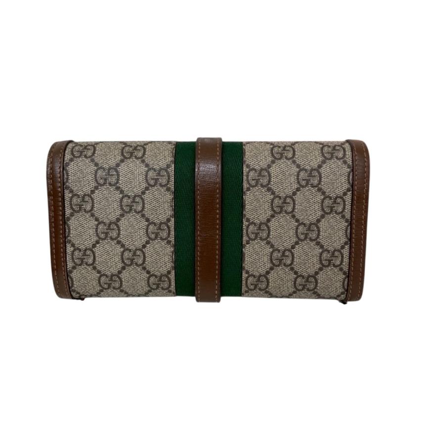 美品GUCCI グッチ ジャッキー チェーンウォレット GGスプリーム 長財布 GUCCI（グッチ） ジャッキー1961 GGスプリーム ウォレットチェーン 長