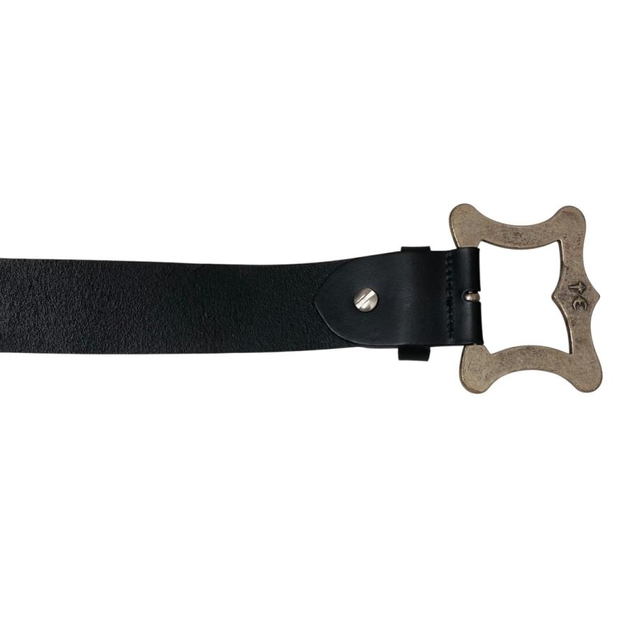 サグクラブ THUG CLUB DRAGON BELT レザーベルト ブラック×シルバー