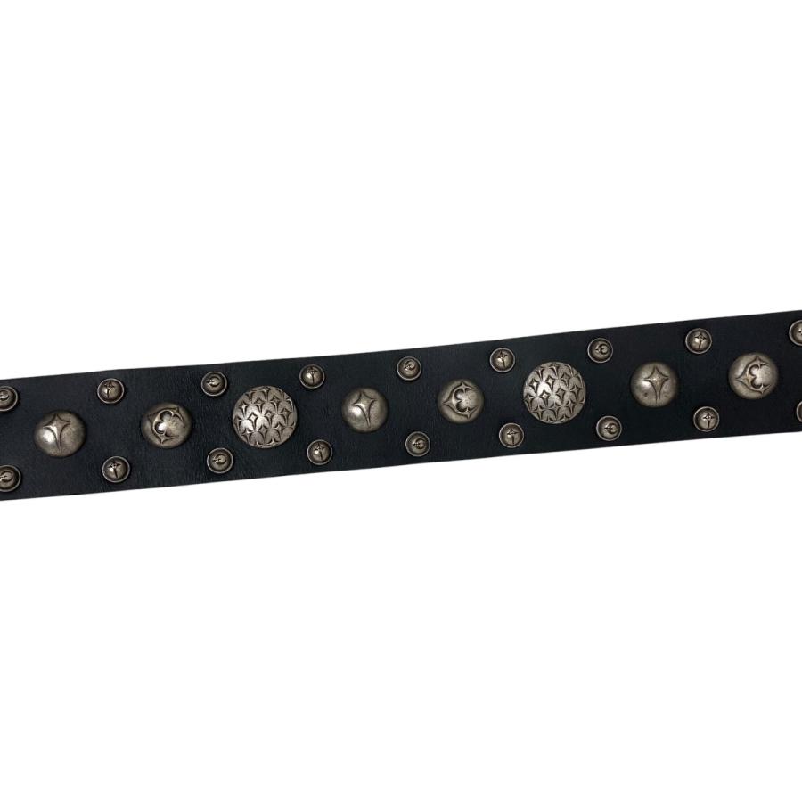 サグクラブ THUG CLUB DRAGON BELT レザーベルト ブラック×シルバー