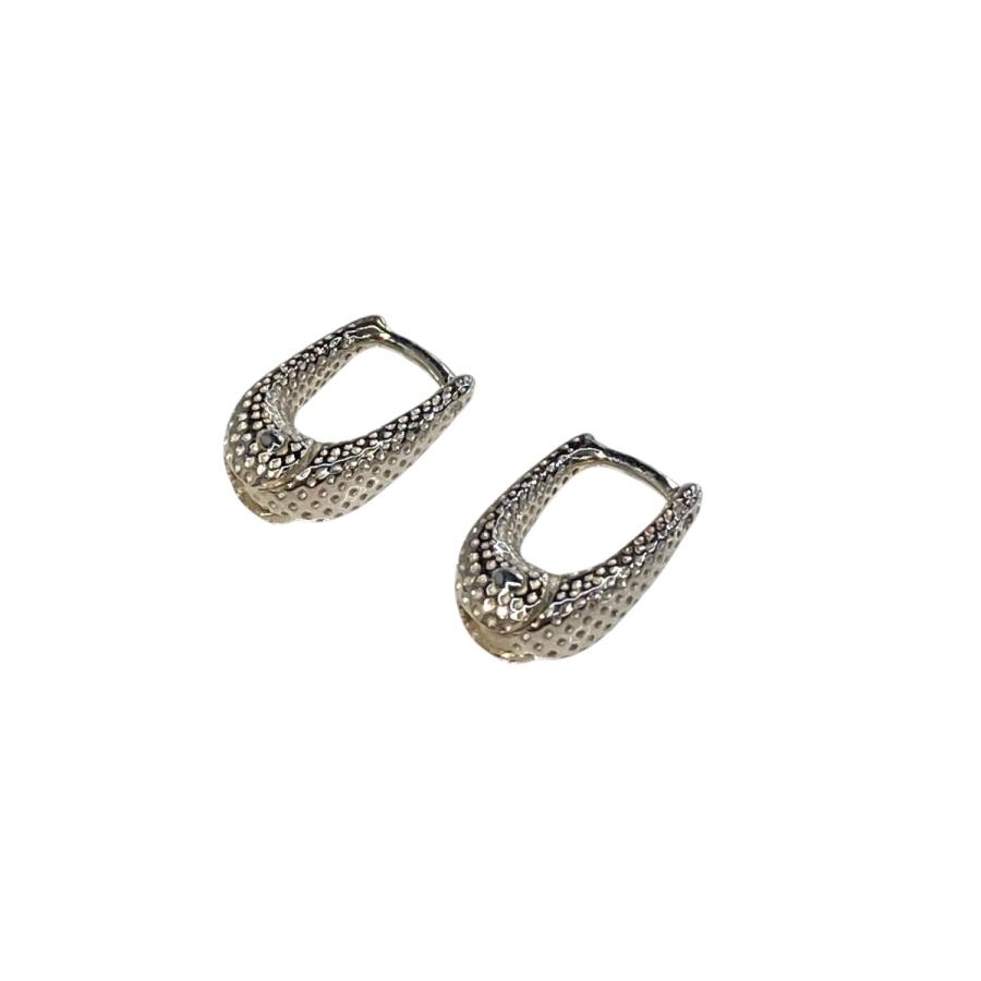 【R.ALAGAN】シルバーピアス R.ALAGAN ララガン R．ALAGAN TINY DOT THIN HOOPS ピアス シルバー