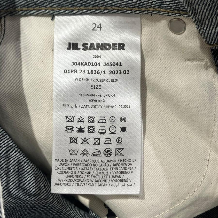 ジルサンダー JIL SANDER W DENIM TROUSER 01 SLIM デニムパンツ J04KA0104 インディゴ サイズ：W24_5