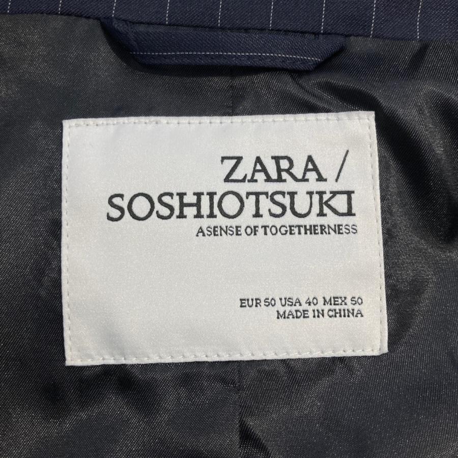 ザラ×ソウシオオツキ ZARA×SOSHIOTSUKI ピンストライプ柄スーツ