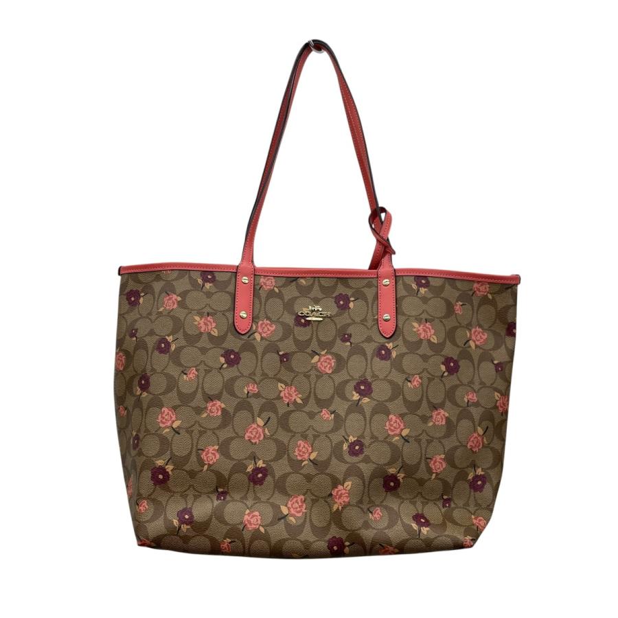 COACH（コーチ） リバーシブル シグネチャー トートバッグ ベージュ