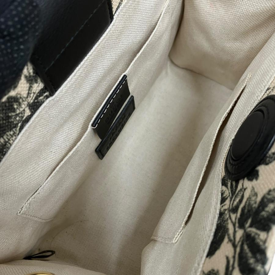 グッチ GUCCI 2way ハンドバッグ 443089 ベージュ×ブラック_4