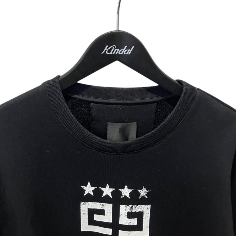 ジバンシィ GIVENCHY スウェット フロント4Gモノグラム スウェット BMJ0HA3YEL ブラック サイズ：S