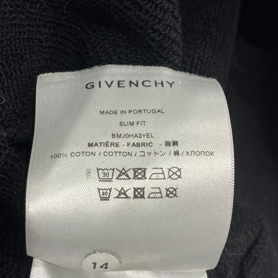 ジバンシィ GIVENCHY スウェット フロント4Gモノグラム スウェット BMJ0HA3YEL ブラック サイズ：S