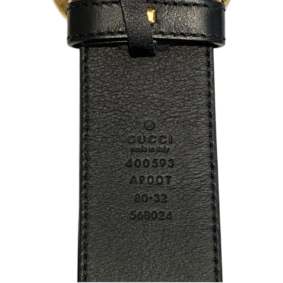 GUCCI（グッチ） GUCCI GGバックルベルト 400593 ブラック