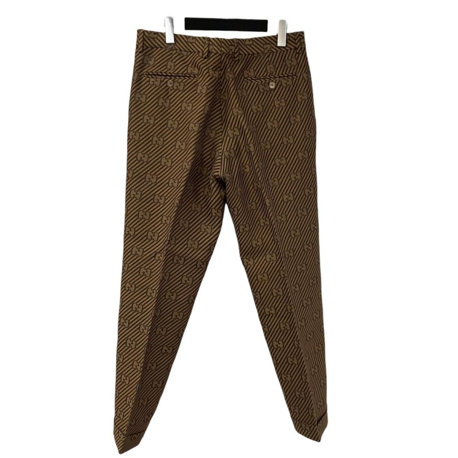 グッチ GUCCI GGレジメンタルストライプスラックス スラックス 630062 ベージュ サイズ：7-48R_1
