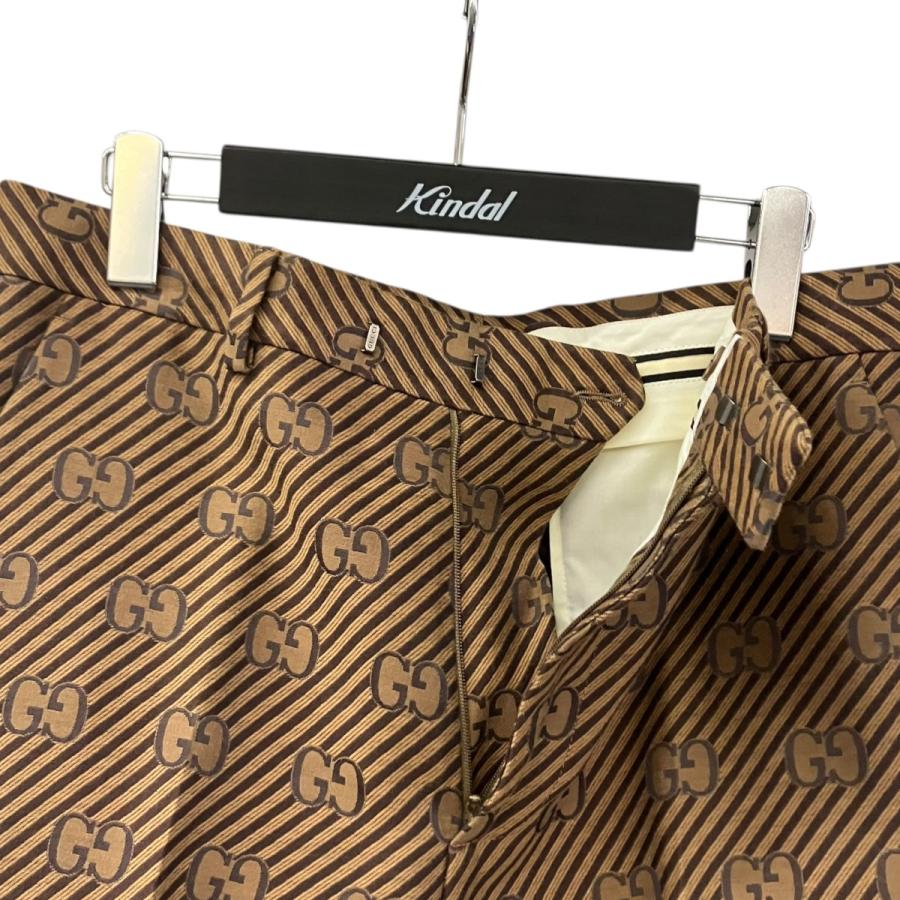 グッチ GUCCI GGレジメンタルストライプスラックス スラックス 630062 ベージュ サイズ：7-48R_2
