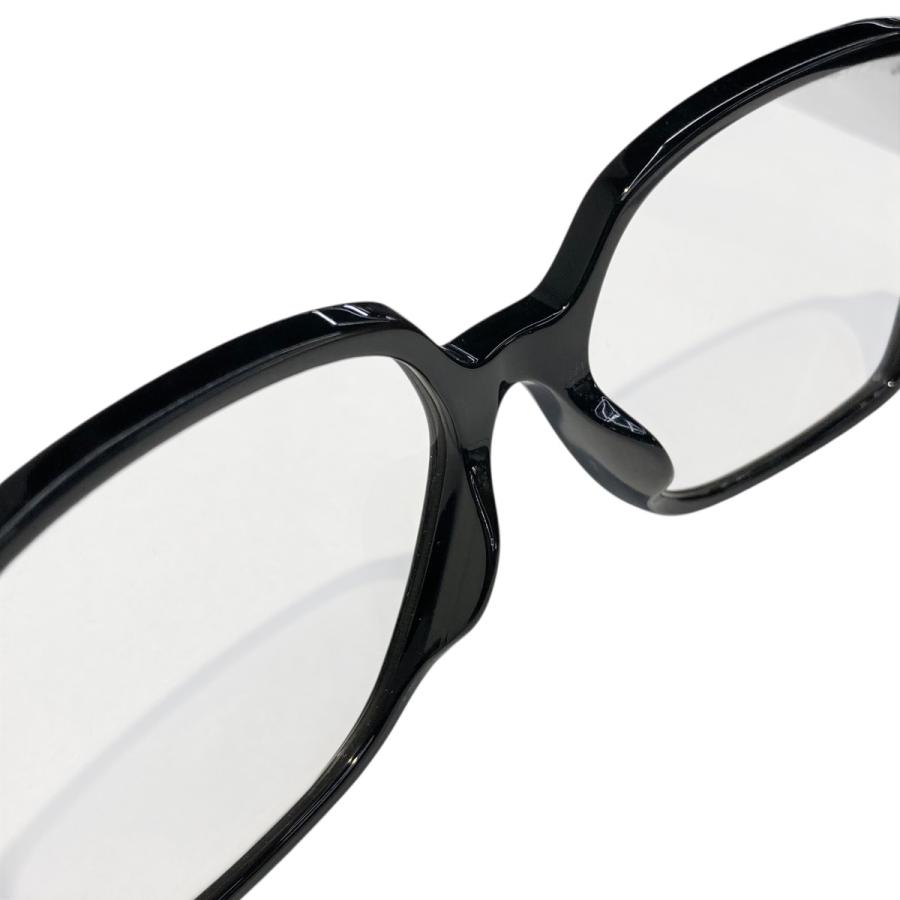 シャネル CHANEL スクエア シェイプ ブルーライトカット グラス 眼鏡 3438-S-A ブラック サイズ：54□17の画像