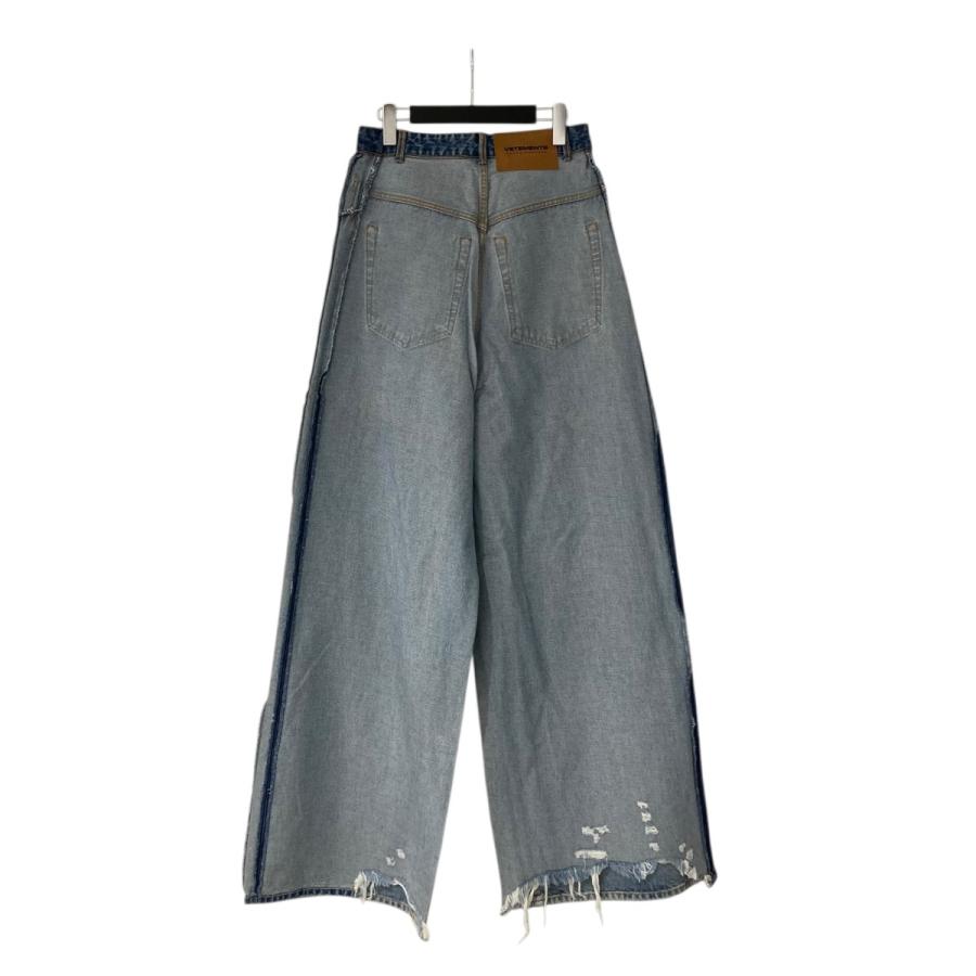 値下げ】VETEMENTS INSIDE OUT BIG SHAPE DESTROYED JEANS インサイド