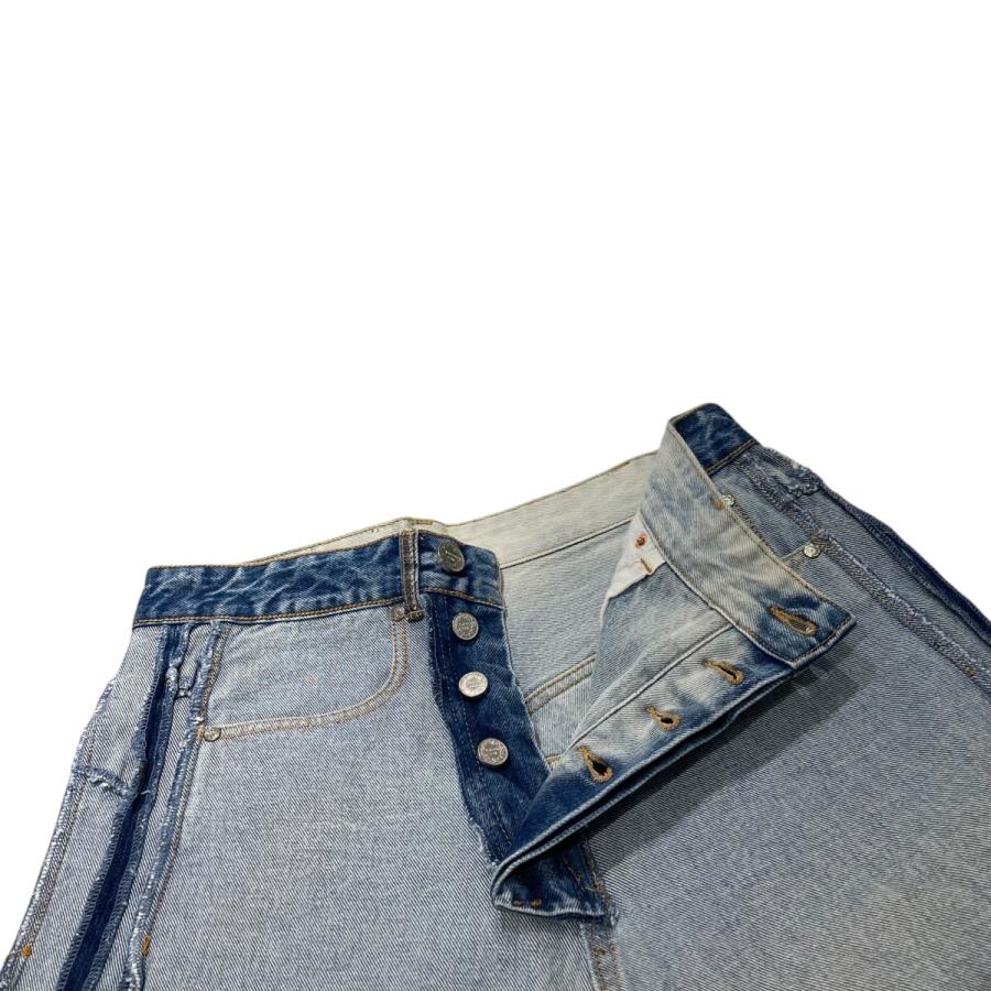 値下げ】VETEMENTS INSIDE OUT BIG SHAPE DESTROYED JEANS インサイド