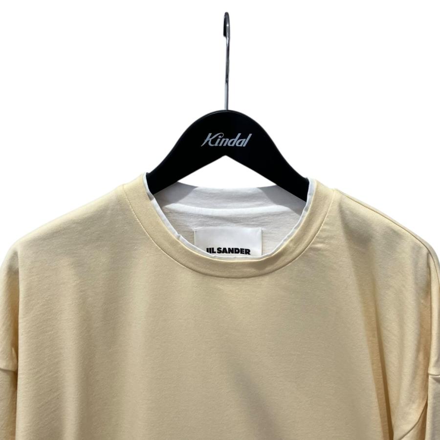 【正規品未使用新品タグ付き】JIL SANDER ベージュ 長袖Tシャツ JIL SANDER（ジルサンダー） JIL SANDER 23AW BackPrint Layered L S
