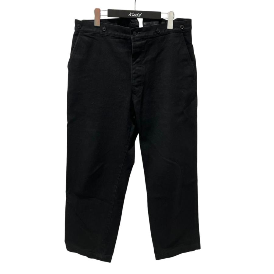 COMOLI 26SS ブラックデニムオーバーパンツ 2 COMOLI（コモリ） ブラックデニム オーバーパンツ26SS デニムパンツ