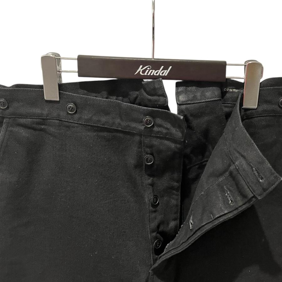COMOLI（コモリ） ブラックデニム オーバーパンツ26SS デニムパンツ