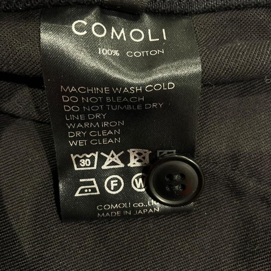 COMOLI（コモリ） ブラックデニム オーバーパンツ26SS デニムパンツ