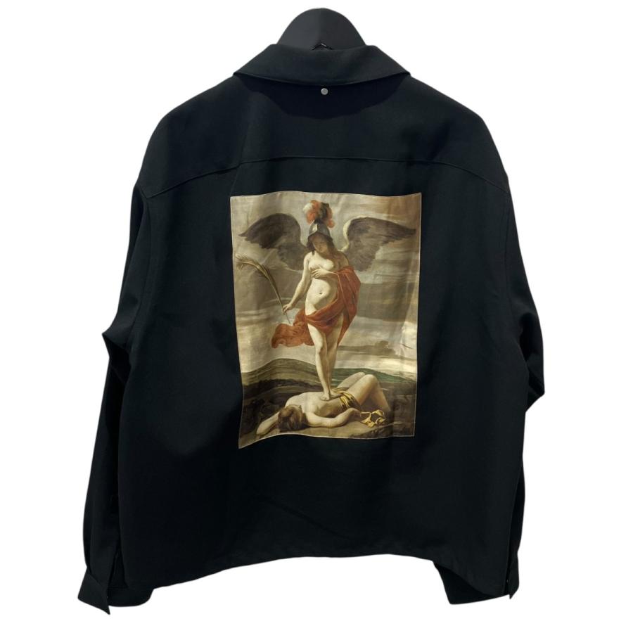 オーエーエムシー OAMC 22AW LOUVRE MUSEUM ALLEGORY シャツジャケット 22A28OAY09 ブラック サイズ：Lの画像